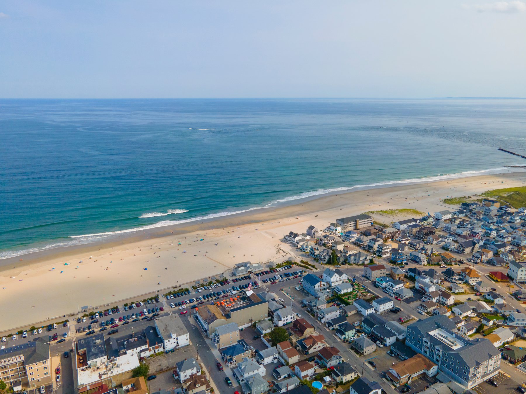 An East End beach at the water’s edge